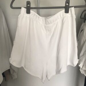 Aerie Women's White Casual Sweat Shorts Size Small